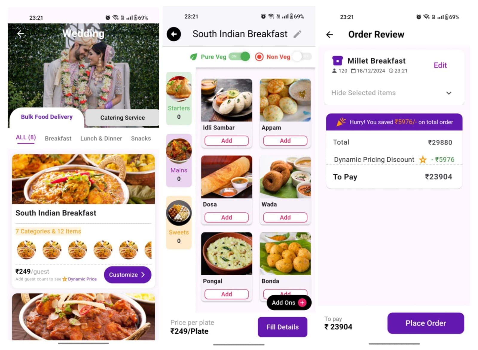 Food Catering App